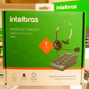 Telefone Headset Intelbras - HSB 40